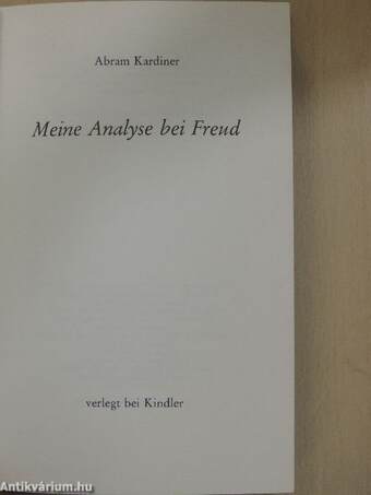 Meine Analyse bei Freud