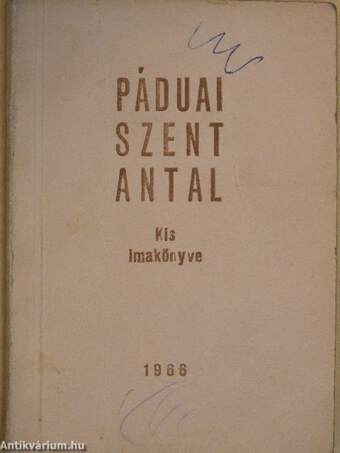 Páduai Szent Antal Kis imakönyve