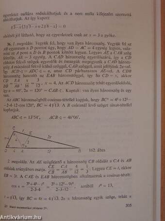 Elemi matematikai példatár IV.