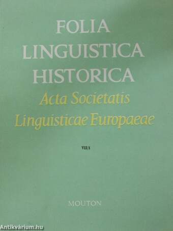 Folia Linguistica Historica 1986/1.