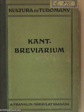 Kant-breviárium