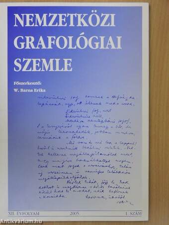 Nemzetközi grafológiai szemle 2005/1.