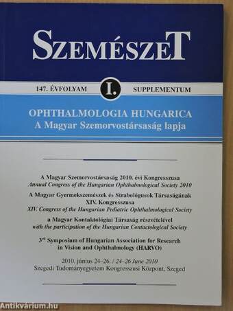 Szemészet - Supplementum I. 2010.