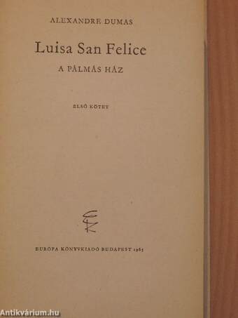 Luisa San Felice I-II.