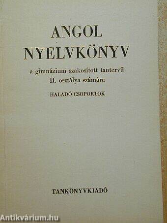 Angol nyelvkönyv II.