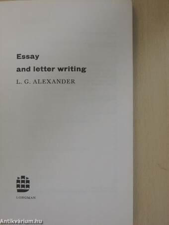 Essay and Letter Writing