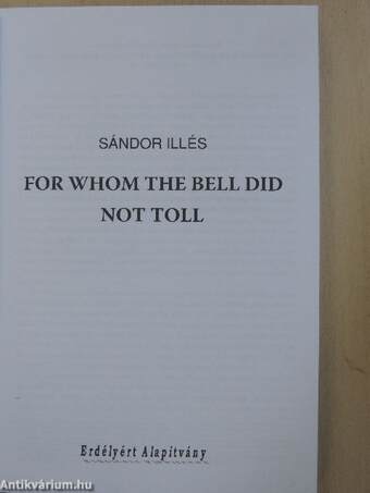 For whom the bell did not toll