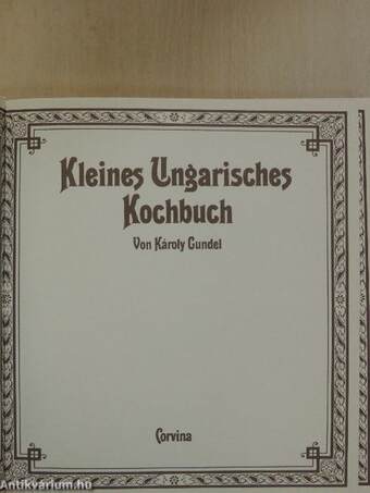 Kleines ungarisches Kochbuch