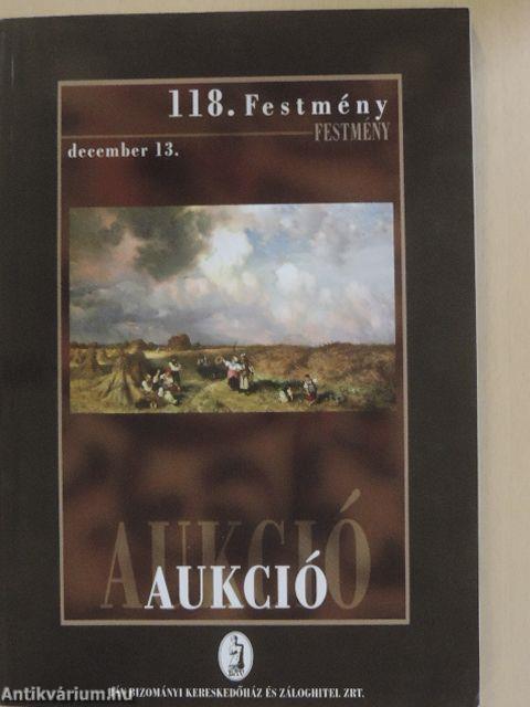 78. Ékszer-, 118. Festményaukció