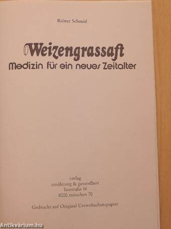 Weizengrassaft