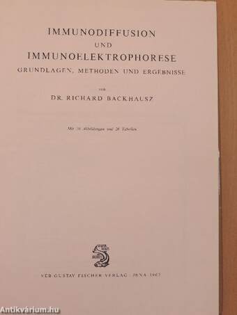 Immunodiffusion und immunoelektrophorese