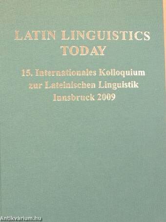 Latin linguistics today