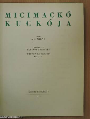 Micimackó kuckója