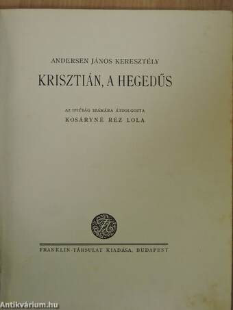 Krisztián, a hegedűs