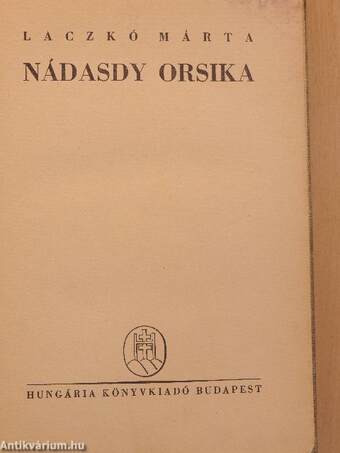 Nádasdy Orsika