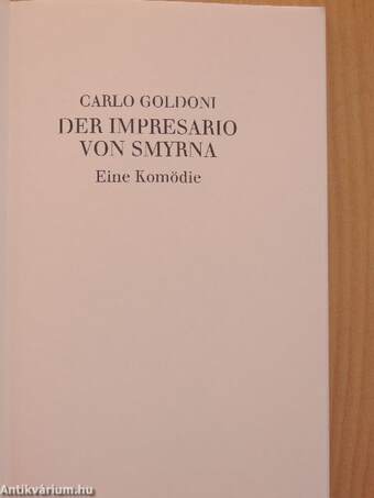 Der Impresario von Smyrna Burgtheater 1992/93