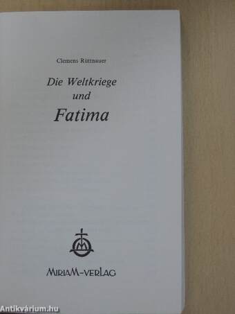 Die Weltkriege und Fatima