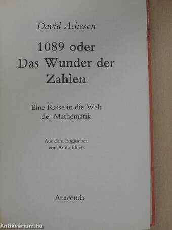 1089 oder Das Wunder der Zahlen