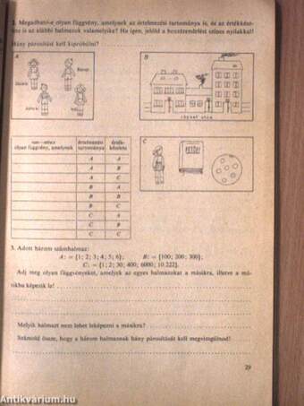 Matematika feladatlapok I.