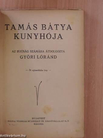 Tamás bátya kunyhója