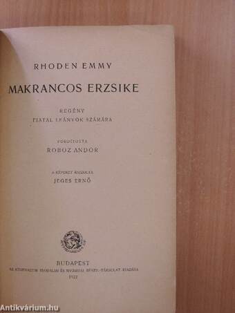 Makrancos Erzsike