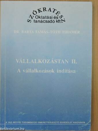 Vállalkozástan II.