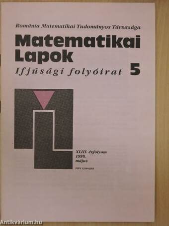 Matematikai Lapok 1995. május