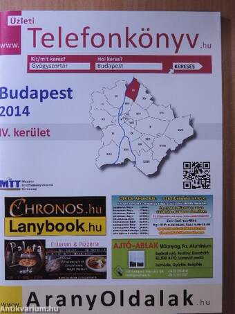 Üzleti telefonkönyv - Budapest IV. kerület 2014