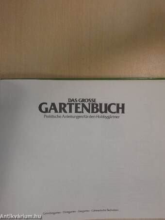 Das grosse Gartenbuch