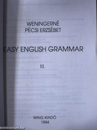 Easy English Grammar I-II.