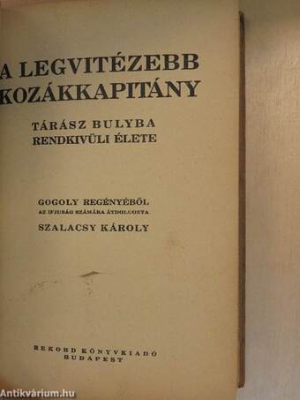 A legvitézebb kozákkapitány