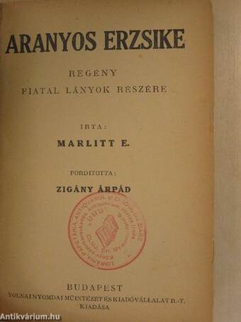 Aranyos Erzsike