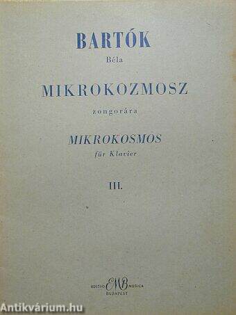 Mikrokozmosz zongorára III.