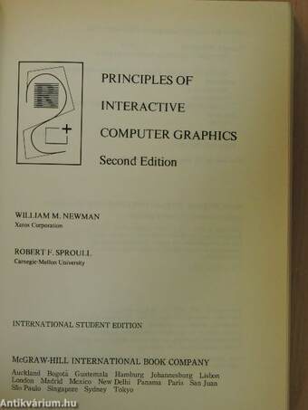 Principles of Interactive Computer Graphics