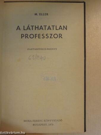 A láthatatlan professzor