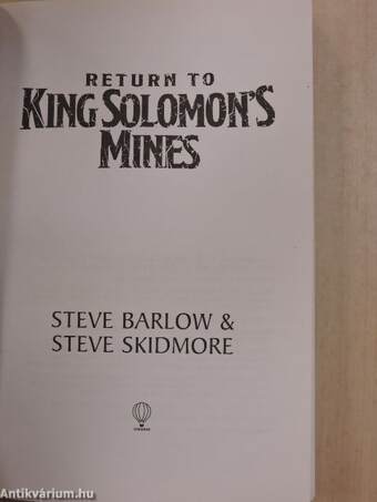 Return to King Solomon's Mines