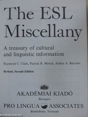 The ESL Miscellany