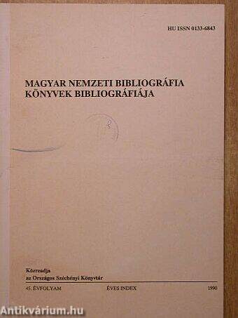 Magyar Nemzeti Bibliográfia 1990.