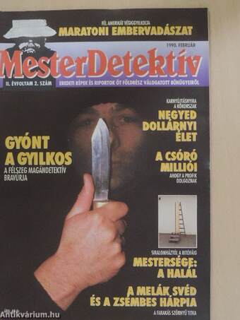 MesterDetektív 1990-1992., 1995. (vegyes számok) (27 db)