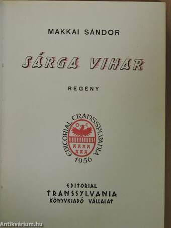 Sárga vihar I-II.