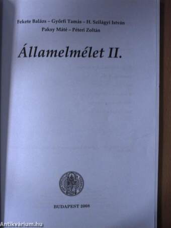 Államelmélet II.