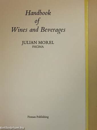 Handbook of Wines and Beverages