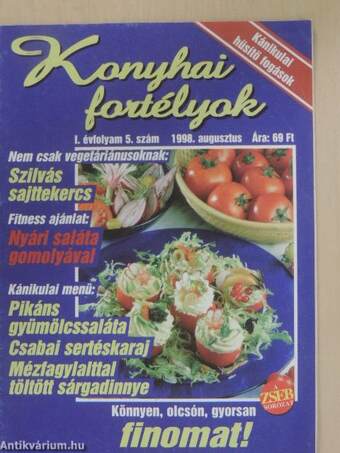 Konyhai fortélyok 1998. augusztus