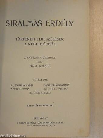 Siralmas Erdély