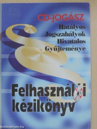 Felhasználói kézikönyv - CD-Jogász