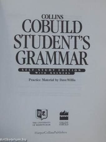 Collins Cobuild Student's Grammar