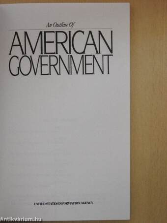 An Outline of American Government