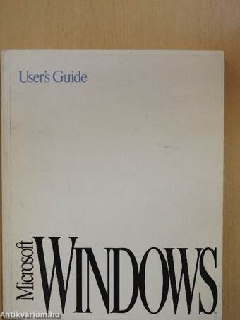Microsoft Windows Version 3.1 User's Guide