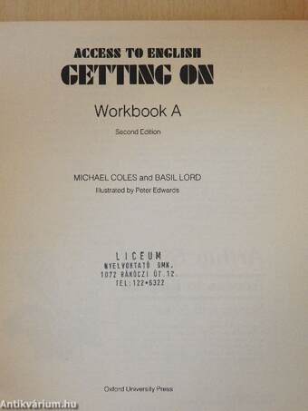 Getting On - Workbook A