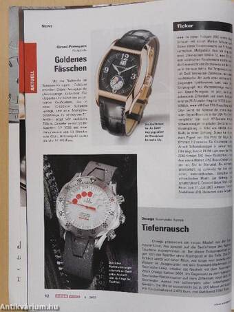 Uhren Magazin September 2003